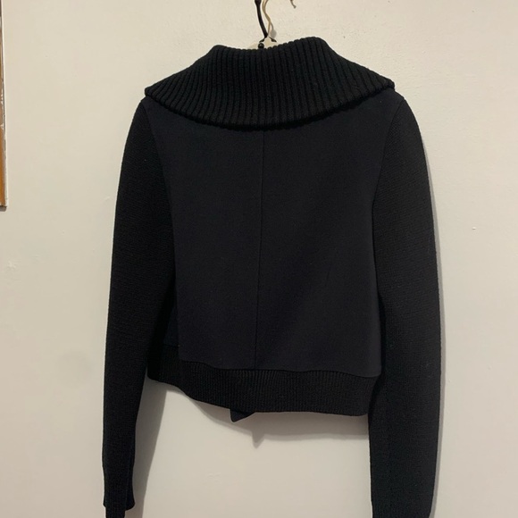 A.L.C. Bryant Merino Wool Blend Jacket in Black size L - Picture 16 of 16